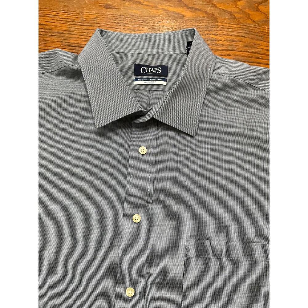 chaps Men’s Button‎ Up Shirt 2XL - Picture 2 of 9